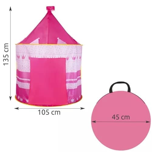 Legetelt til børn / Børnetelt - Hurtigtåbnende telt Pink