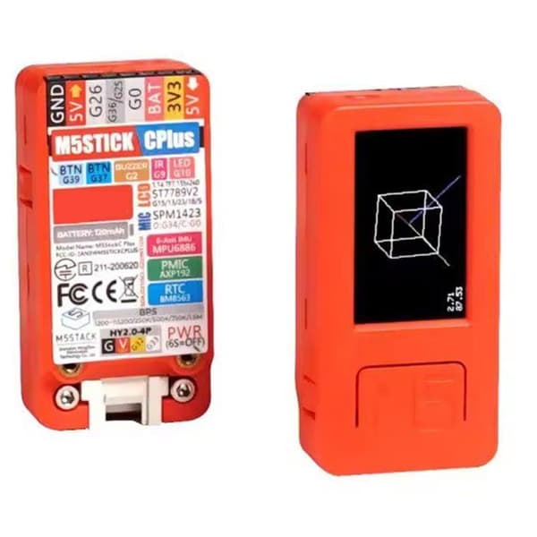 M5StickC Plus med klokketilbehør Mini IoT-utviklingssett 1,14-tommers TFT-skjerm IoT-kontroller