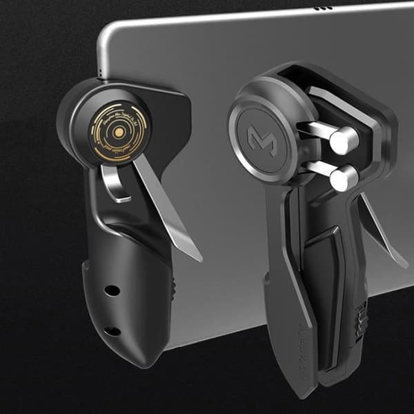 Sexfingrad joystick-trigger L1R1-grepp för iPad, surfplatta, smartphone, PUBG-spel