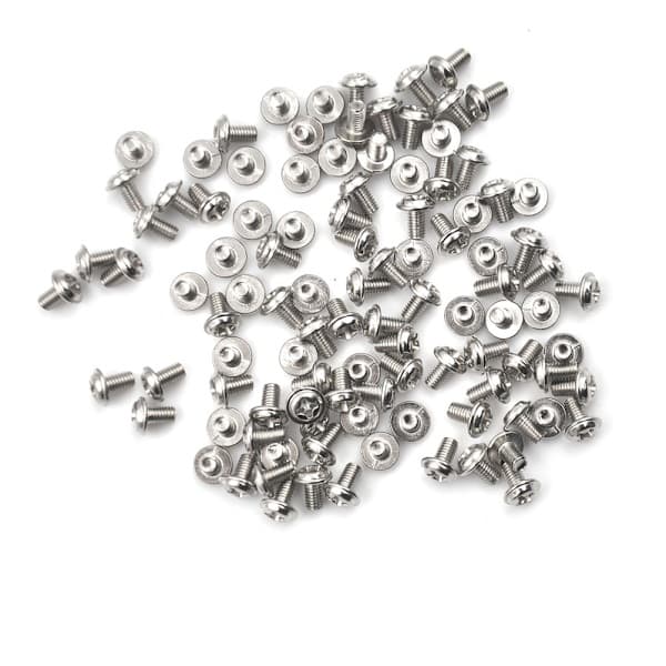 300 st Dator PC Chassi Hårddisk Precision PSU 6/32\" Sexkantskruv Silver 300 st 300Pcs