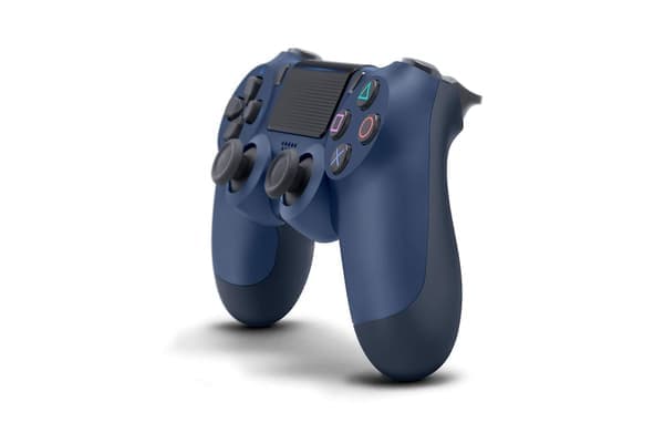 Trådløs kontroller med dobbel vibrasjon, spilljoystick for Ps4-kontroller/Slim/Pro, kompatibel med PS4-konsoll midnattsblå Midnight Blue
