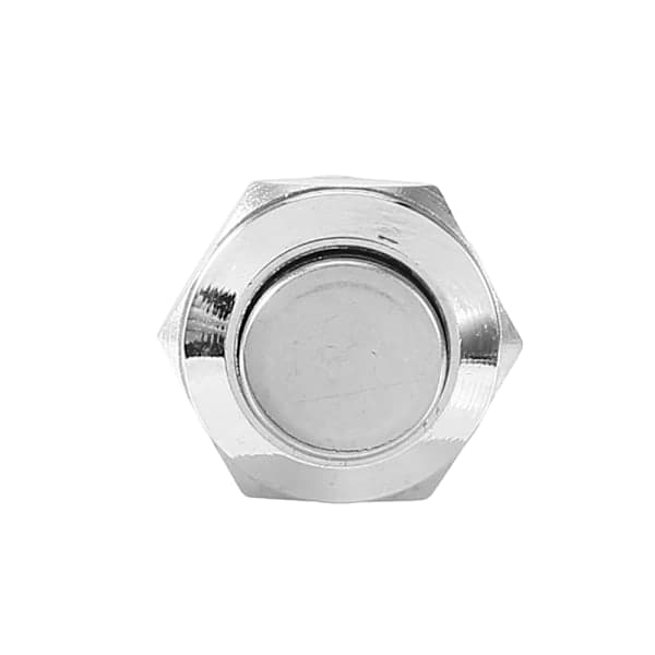Vanntett Metall 12mm Startknapp Momentan Trykknapp Elektrisk Strømbryter - 1 stk