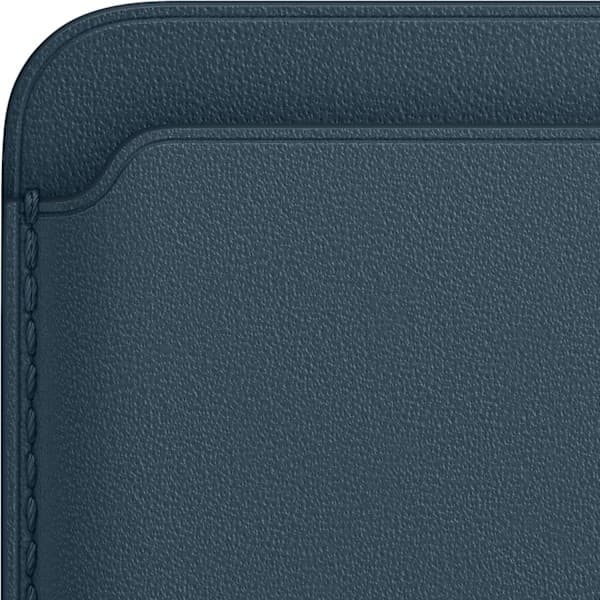 Helgetilbud! FineWoven-lommebok med MagSafe kompatibel med blå blue