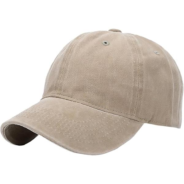 Baseball Caps til Mænd og Kvinder Justerbar Vasket Bomulds Baseball Cap Klassisk Solskygge Hat