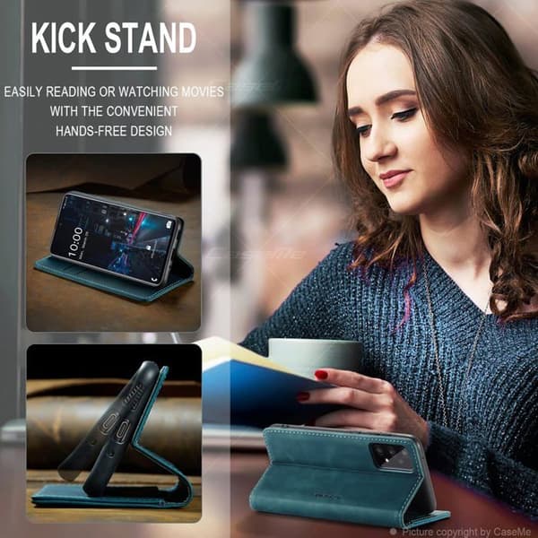 Etui til Samsung Galaxy A33 5G, Premium PU-læder beskyttelsescover, Flip Wallet-etui