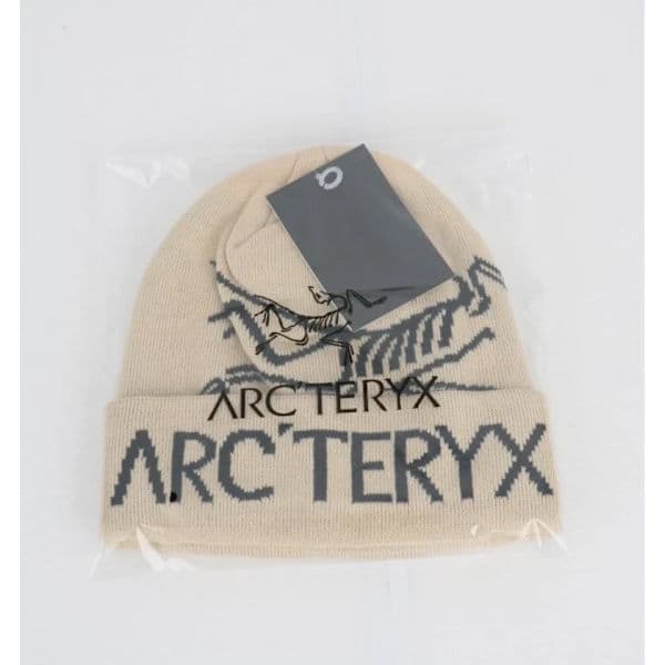 Arc'teryx Bird Word Toque Grå Void Ullhatt Unisex Varm Vinter Khaki khaki