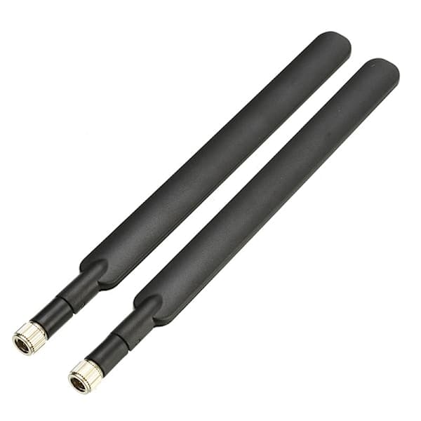 2 stk./parti 4G Antenne 10dBi SMA Han 700-2700MHz til 4G LTE Vej Sort Black