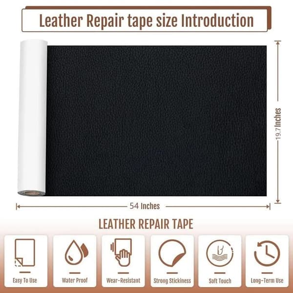 Tyg - Vinröd - PU-läder reparationslappar - 100x137cm - Självhäftande - För soffa och säte