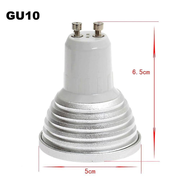 Gu10 3w 16 Color Led Rgb Magic Spot lamppu lamppu langaton kaukosäädin