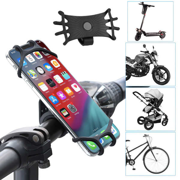 Mobiltelefon Holder Beslag til El-scooter Cykelklapvogn Moto