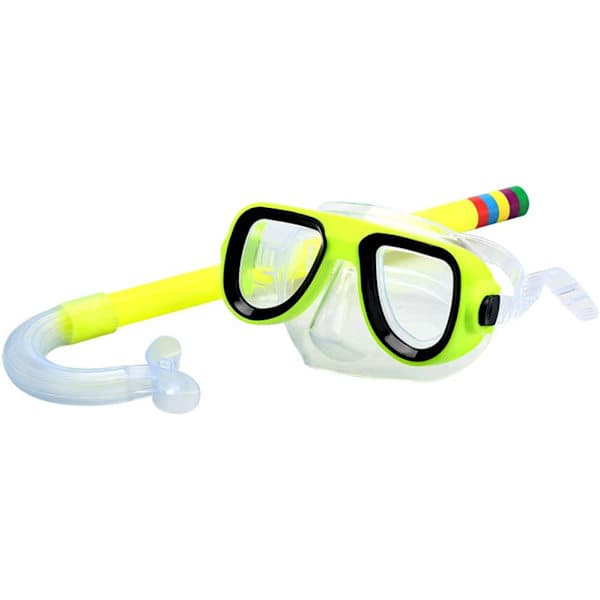 Snorkelset för barn, dykmask, simglasögon, torr snorkel, giftfri dykutrustning, 3-8 år