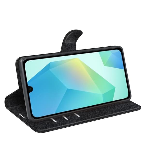 Litchi tekstur telefoncover til Samsung Galaxy A17 5G[JUN] Svart