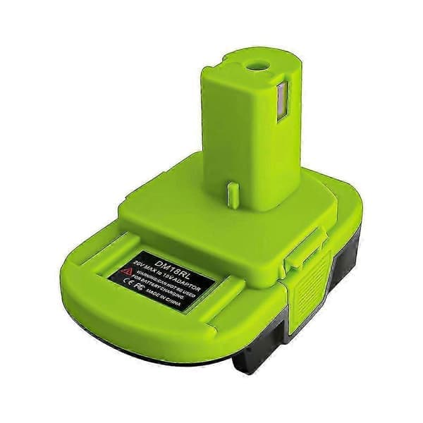 DM18RL Konverter Batteriadapter til Dewalt 20V til Milwaukee 18V M18 Lithium Batteri Konverterer til Ryobi Elværktøj Grøn