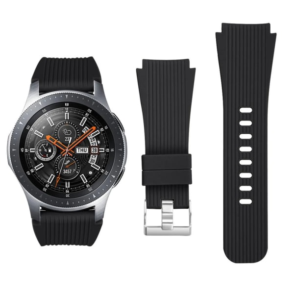 Silikonrem til Samsung Galaxy Watch 3 klassisk sportsarmbånd black