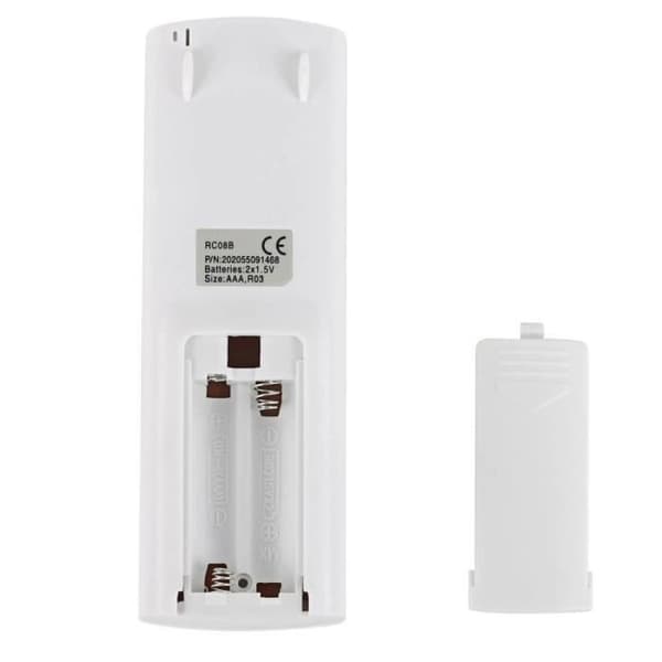 Erstatningsfjernkontroll for Airwell RC08A/RC08W klimaanlegg - VODOOL - Hvit - 2 års garanti