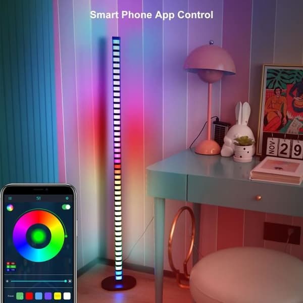 LED-gulvlampe - RGB - Moderne - Fjernkontroll - App-styring