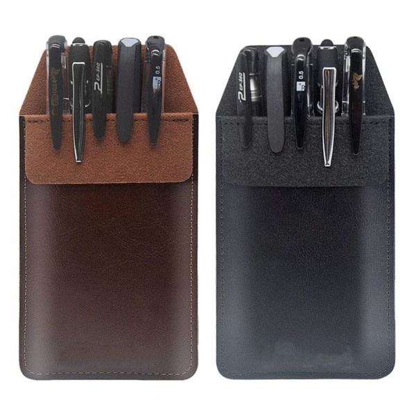 Lommeregnbeskytter Holder Pen Lomme Sort