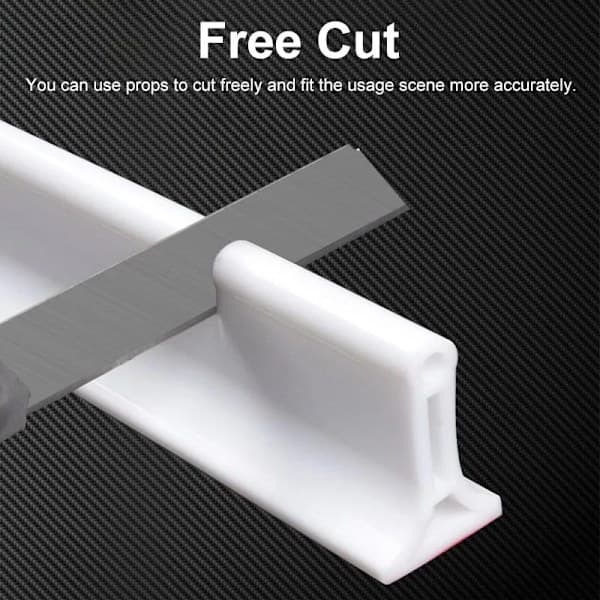 Silikon Dusch Vattenbarriär - Snabb Installation Våt Torr Blocker [TOP1] white 100CM