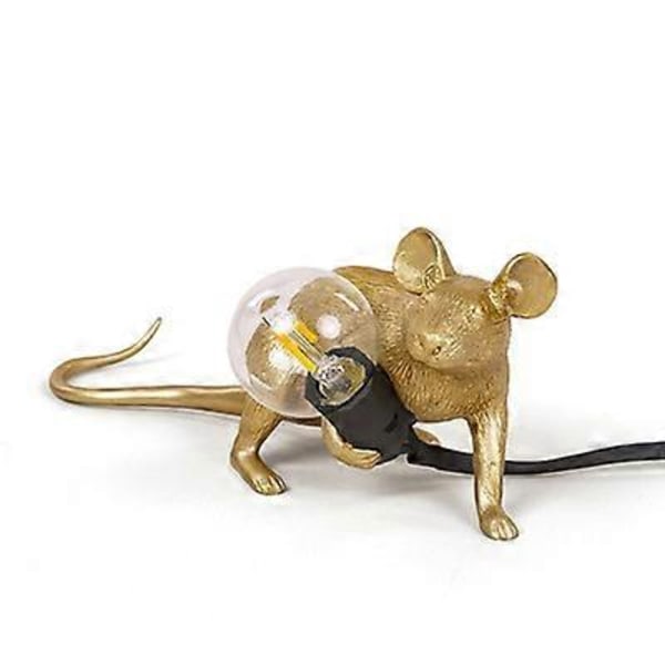 Moderne USB Muse Lampe LED Nattlampe Hjem Rom Skrivebord Nattbord Lys Hjem Rom Dekor Belysning Skrivebordslampe Bordlampe Anheng Gold C USB Plug