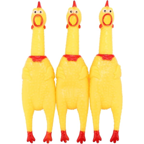 Screaming Chicken Dog Toys - Funny Sound Rubber Chickens-WELLNGS S