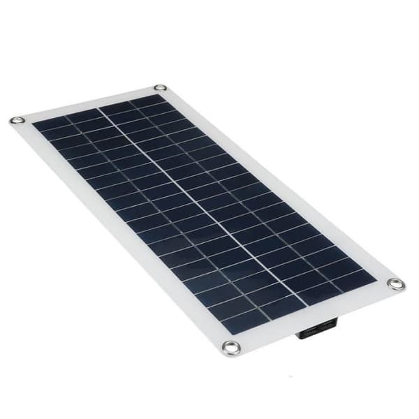 50A Solpanel med styrenhet, 60W 12V 5V utgång, USB-utgång, poly-solceller med styrenhet
