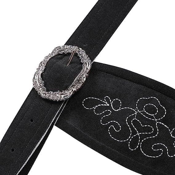 Herrbyxor Kostym Oktoberfestbyxor Svarta Black L
