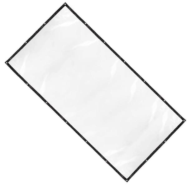Vedenpitävä kirkas PVC-pressu, raskas läpinäkyvä pressu terassin maapeitteeksi 150*300cm