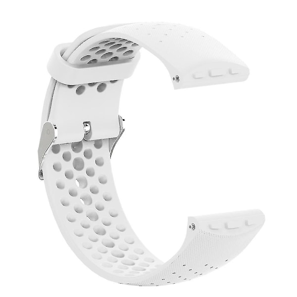 Säädettävä urheilukellon ranneke Polar Vantage M -älykelloon white