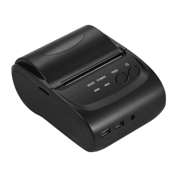 Mini bärbar USB-termoskrivare för kvitton och biljetter, POS-utskrift för iOS, Android och Windows