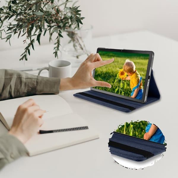 Roterende etui for Lenovo Tab M11 (11 tommer) nettbrettbeskyttelse med automatisk dvalefunksjon [A12]