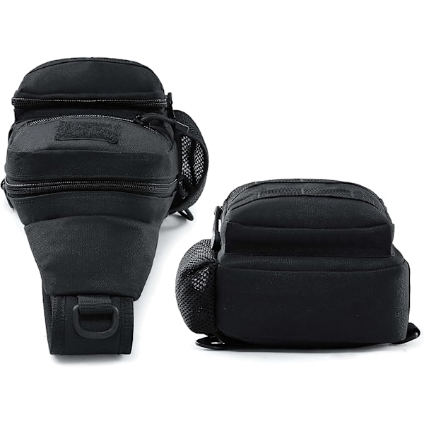 Herr Messenger Väska Axelväska, Lätt Crossbody Väskor Molle EDC Rover Utomhus Slunga Ryggsäck