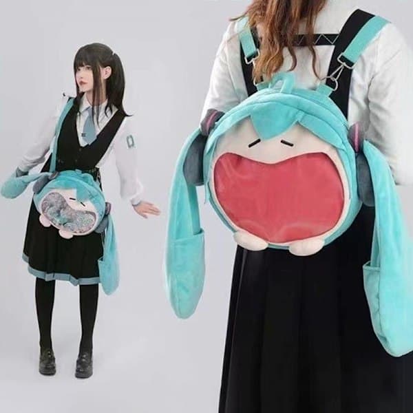Studentväska Barnpresenter Leksaker Kawaii Hatsune Miku e Anime Tjej Pl One size