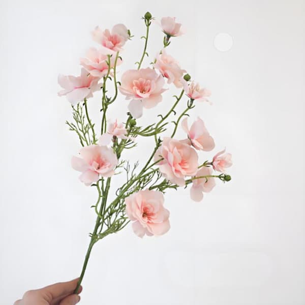 Realistisk Plast Persikoblomgren med Elegant Silkeskänsla A1 A1