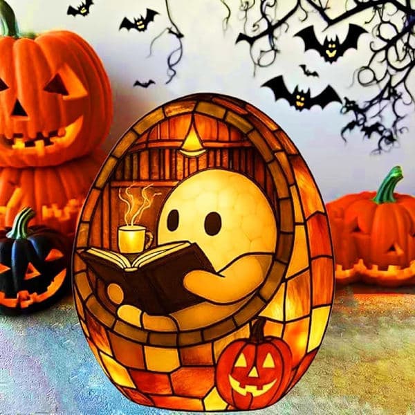 2025 Ny USB Halloween Spøgelse Boblebad LED Lampe e Spøgelse Nat A1 A1