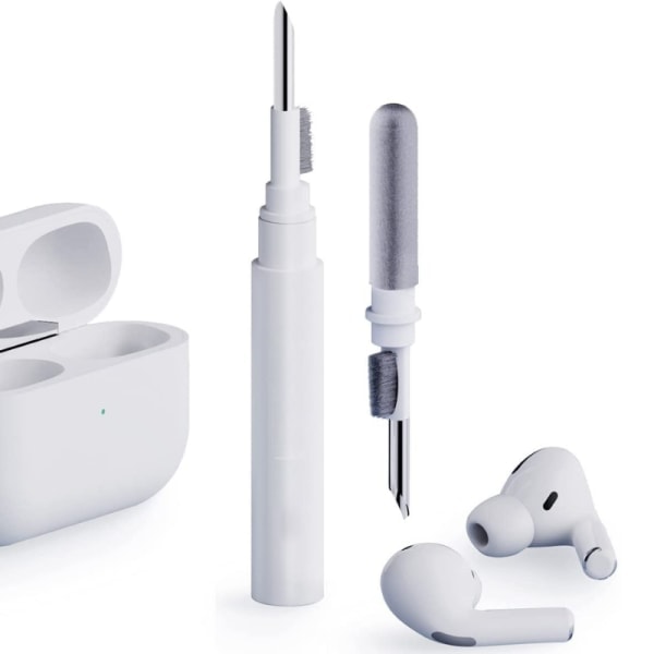 Rengjøring for Airpods / Hodetelefoner - 3 i 1 Rengjøringspenn