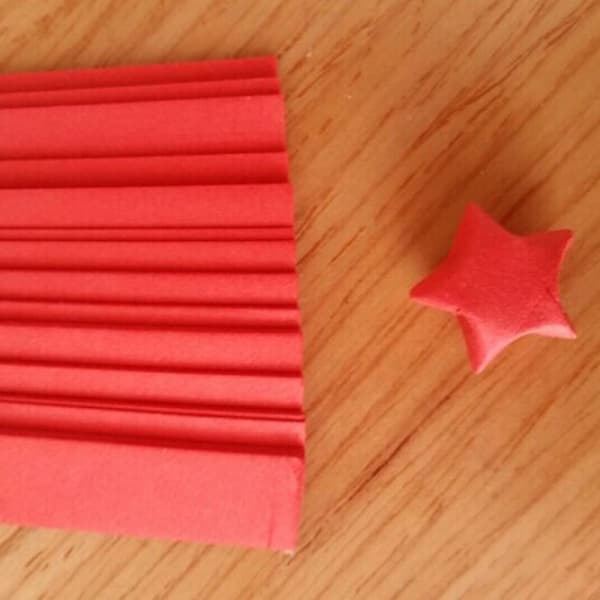 Origami Lyckostjärna Pappersremsor Vikbart Papper Band Flerfärgad En Storlek