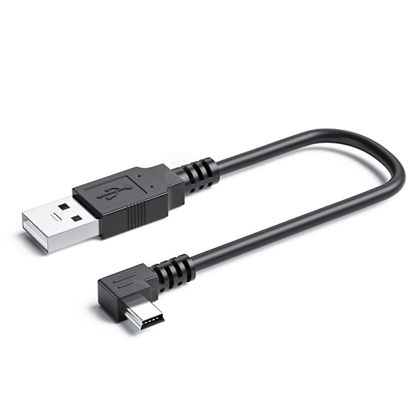 USB-A till Mini USB-kabel för laddning och dataöverföring, kabel för kameror, GPS Mini USB-enheter, USB-förlängningssladd 1.5m Right