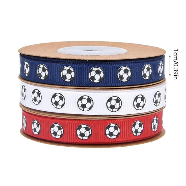 Fodboldkagepynt Båndindpakning Fodboldfødselsdagsfester Fodboldkampdekorationer Tape