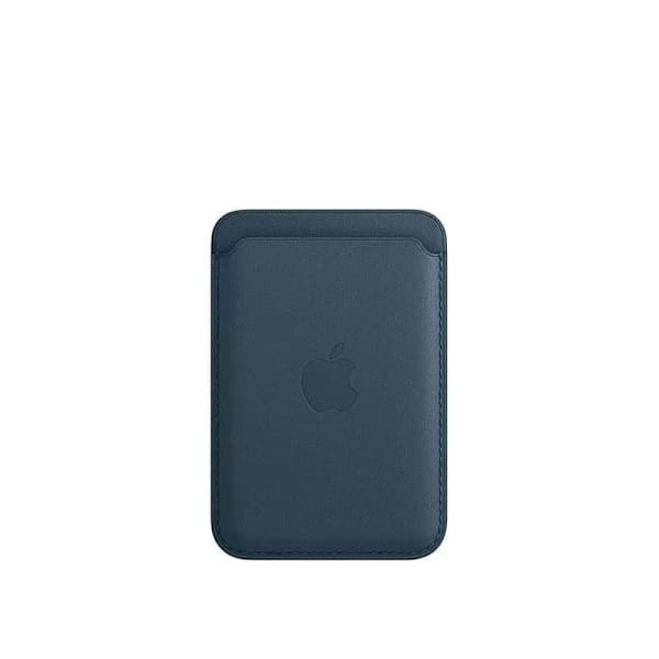 Helgetilbud! FineWoven-lommebok med MagSafe kompatibel med blå blue