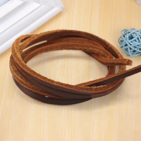 Long 120 cm leather shoelaces