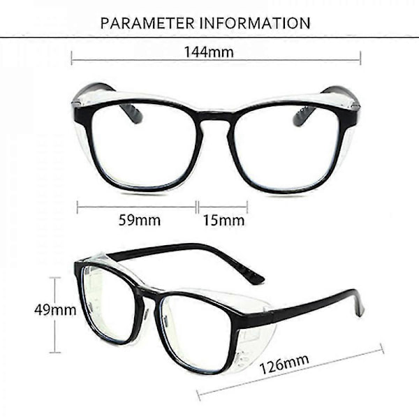 Kosteussäiliölasit Kuiville Silmille Miehille ja Naisille, Siitepölyn Estävät Sinisen Valon Suodattavat Lasit Gafas Para Ojo Seco BJL ADB C5 Blue