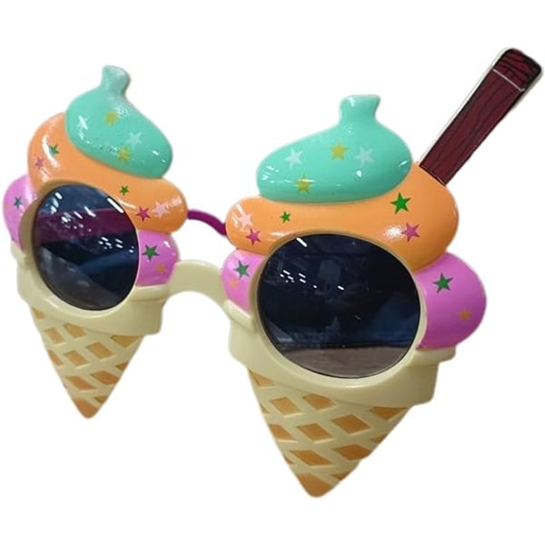Festspill Solbriller Morsomme Hawaiianske Briller Tropiske Foto Sommerfest Party-Favor Strandfest Tilbehør Dekorasjoner Colorful Cones