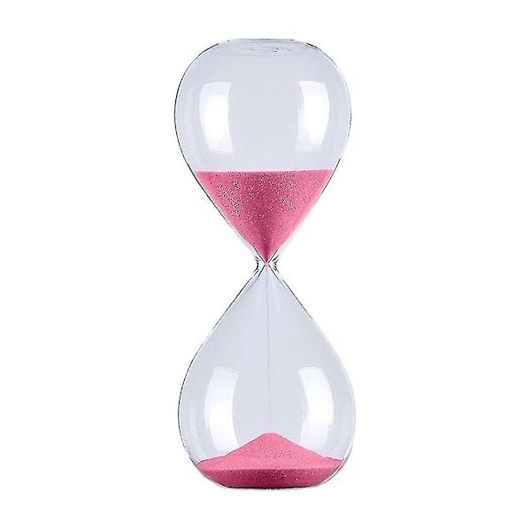 5/30/60 Minuter Rund Sandtimer Personlighet Glas Timglas Ornament Nyhet Tidshanteringsverktyg Från Kuolu Pink 5 minutes
