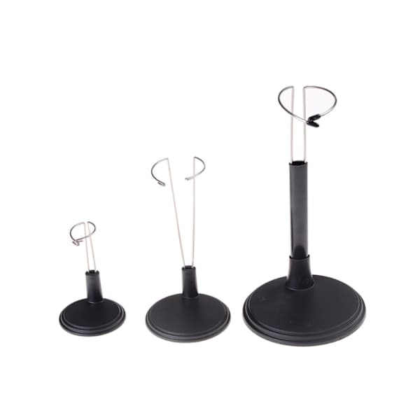 Justerbar Dukke/Bjørne Stand Display Holder til Dukke Bjørne 15-45c Sort45 0