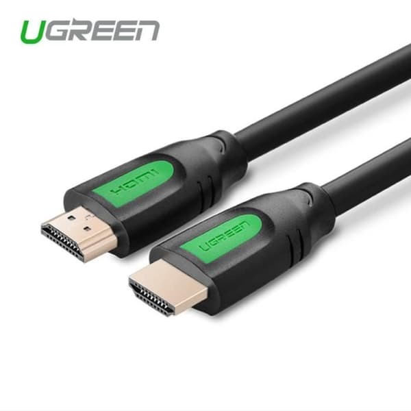 Rund grön Ugreen-kabel – HDMI 4K 2.0-kompatibel kabel, för Apple TV, switchbox, PS4-splitter, kabel