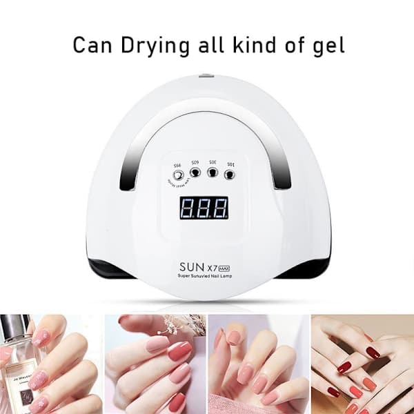 X7 Max LED UV neglelampe 114W til tørring af gellak