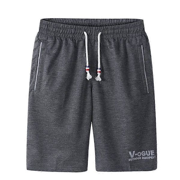 S-6XL Miesten shortsit Kesä Nopea kuivatus Urheilushortsit Miesten rantashortsit Joustavat miesten collegehousut slate gray 4XL