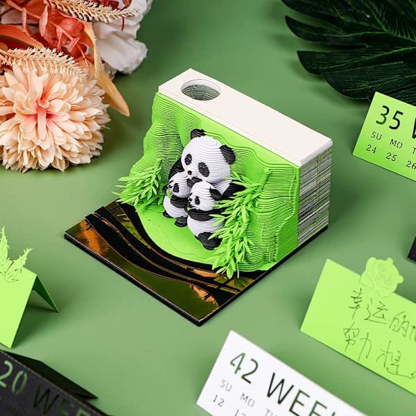 Timepiece Kalender 2026 Skrivebordskalender 3D Avrivningskalender Pa A