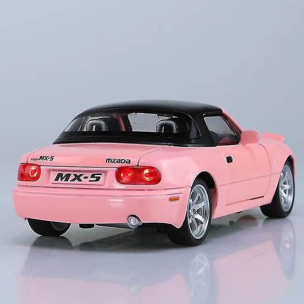 1:32 Mazda Mx5 Mx-5 Superbil Alloy Die Cast Legetøjsbilmodel Lyd og Lys Træk Tilbage Børns Legetøj Samleobjekter Fødselsdagsgave Blue