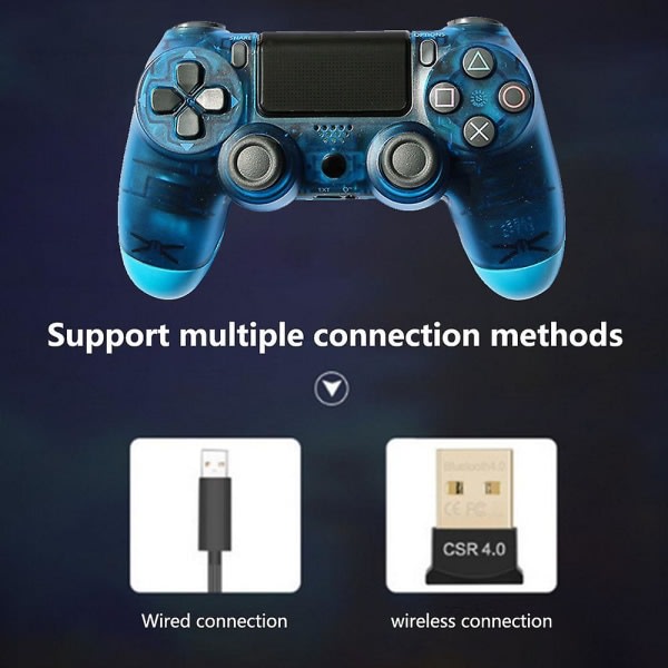 Dualshock 4 trådlös handkontroll till Playstation 4 - Glacier White